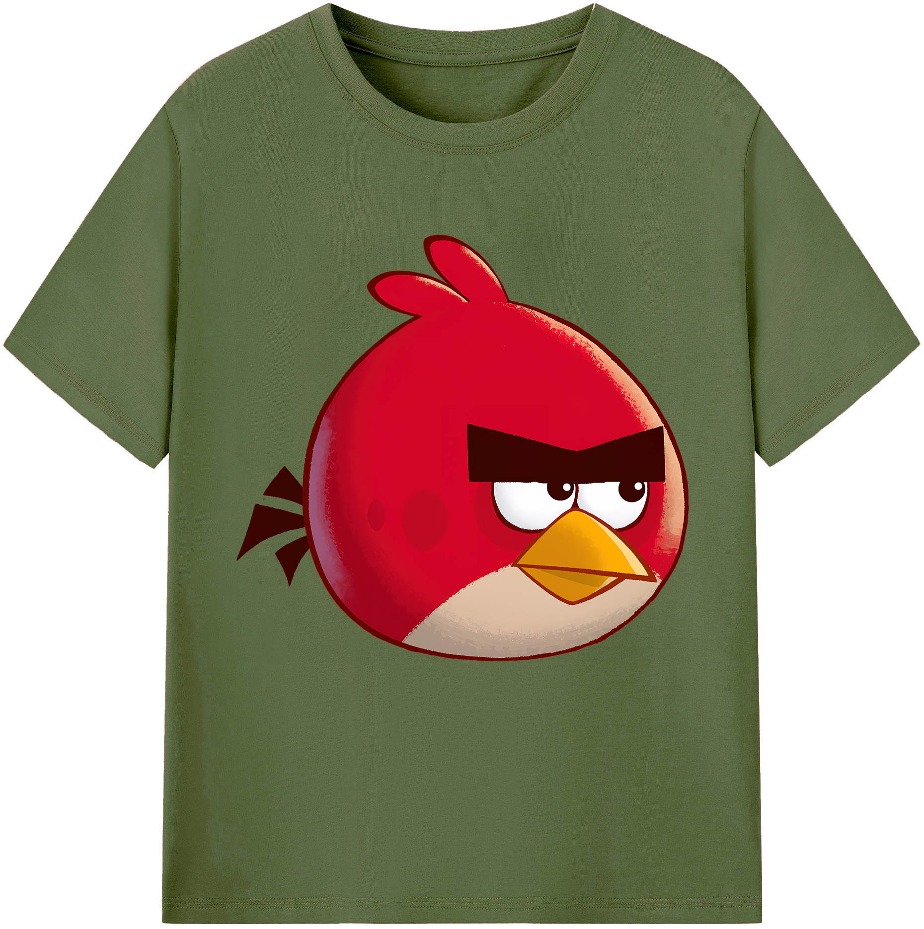 （画像用） Angry Birds アングリーバード 綿100％半袖Tシャツ（フロントプリント）